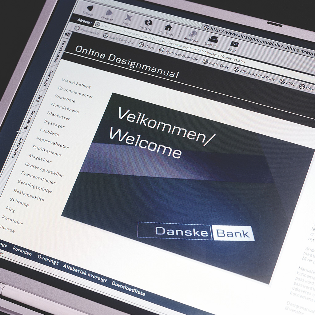 Danske Bank Group’s online design manual
