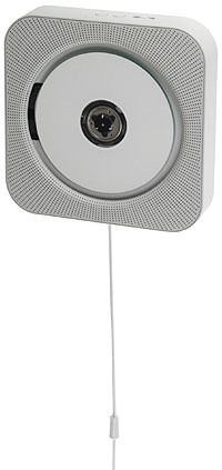 Wall-mounted CD player