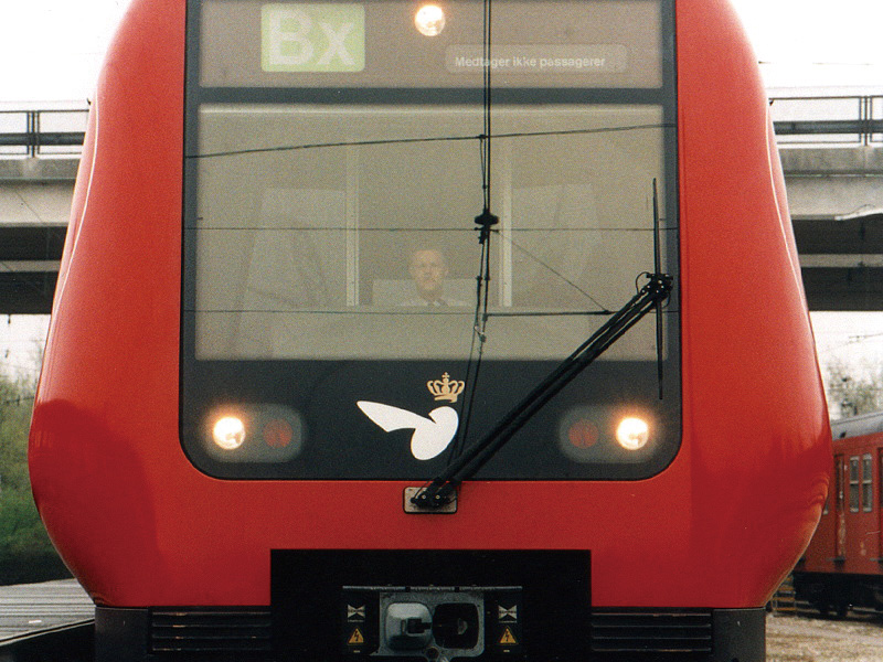 メトロポリタンエリアの列車の前面